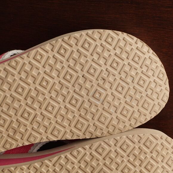 Tory Burch Pink and Tan Platform Sandals - Picture 12 of 12